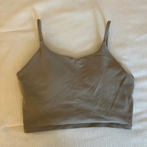 grey sports bra/tank